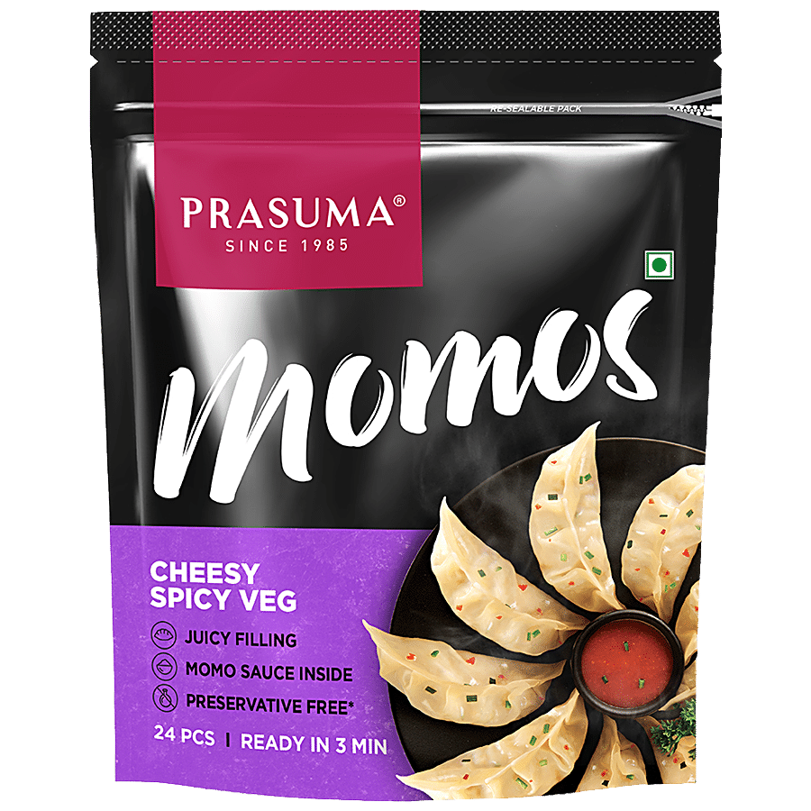 Prasuma Momos - Cheesy Spicy Veg