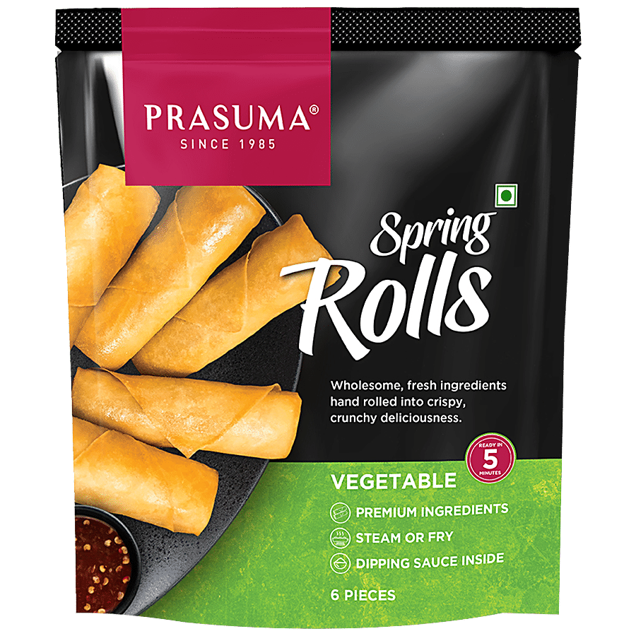 Prasuma Vegetable Spring Rolls - Frozen