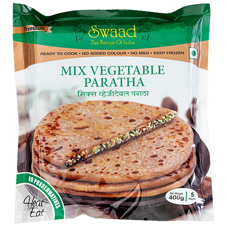 SWAAD Mix Vegetable Paratha - No Added Colours