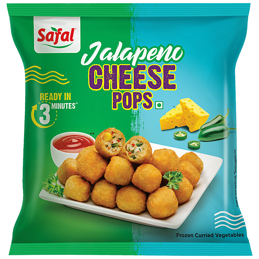 Safal Jalapeno Cheese Pops - Frozen Curried Vegetables