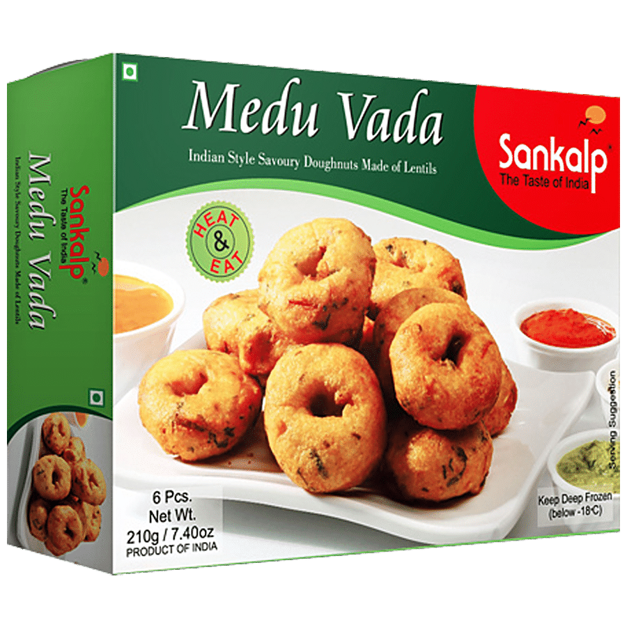 Sankalp Frozen Medu Vada - Ready To Eat