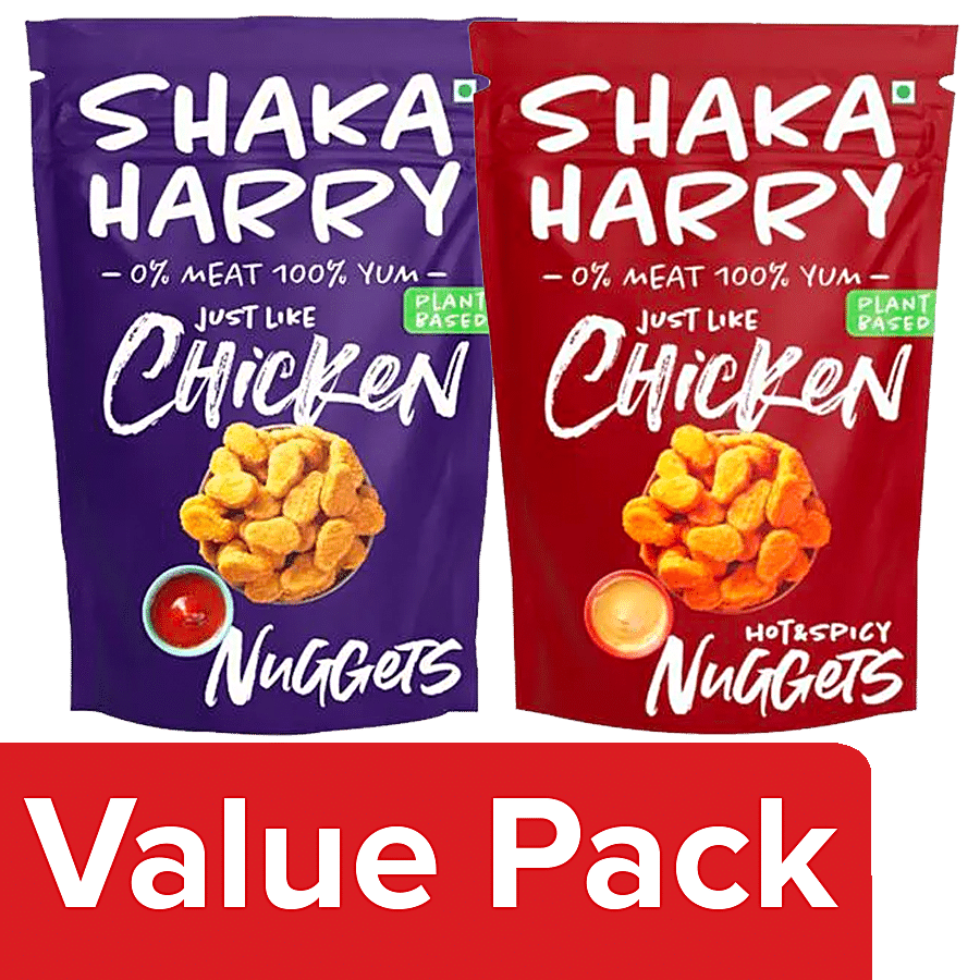 Shaka Harry Just Like Chicken Classic Nuggets + Just Like Chicken Hot & Spicy Nuggets