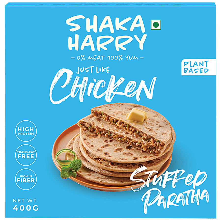 Shaka Harry Just Like Chicken Stuffed Paratha - Plant Based