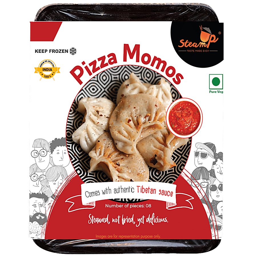 SteamUp EasyCook Pizza Momos With Tibetan Sauce