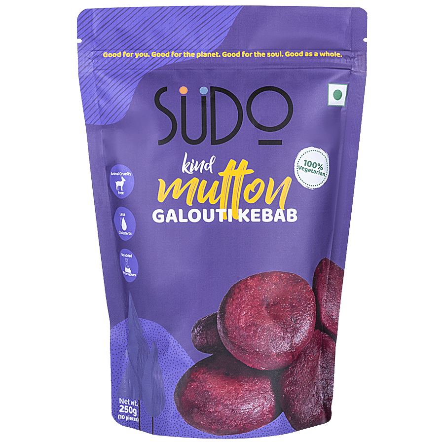 Sudo Plant-Based Galouti Kebab - Rich In Protein