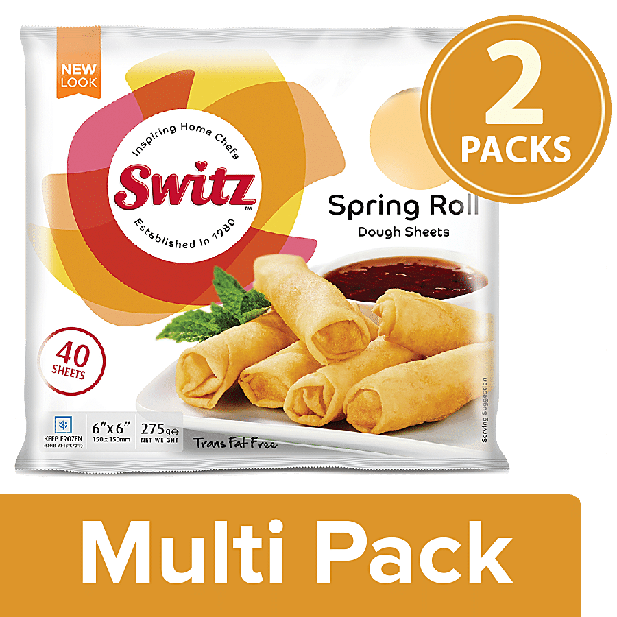 Switz Spring Roll Sheets - 6X6