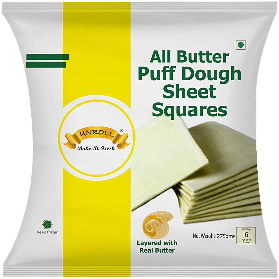 UNROLL All Butter Puff Dough Sheet Squares