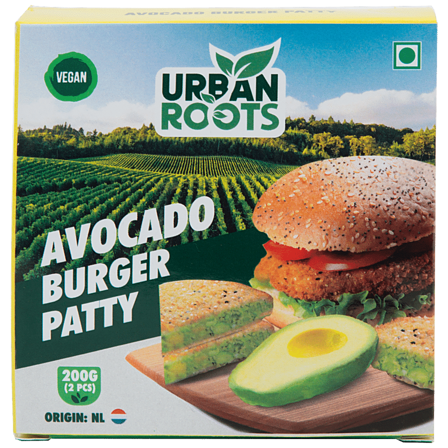 Urban Roots Avocado Burger Patty - Frozen