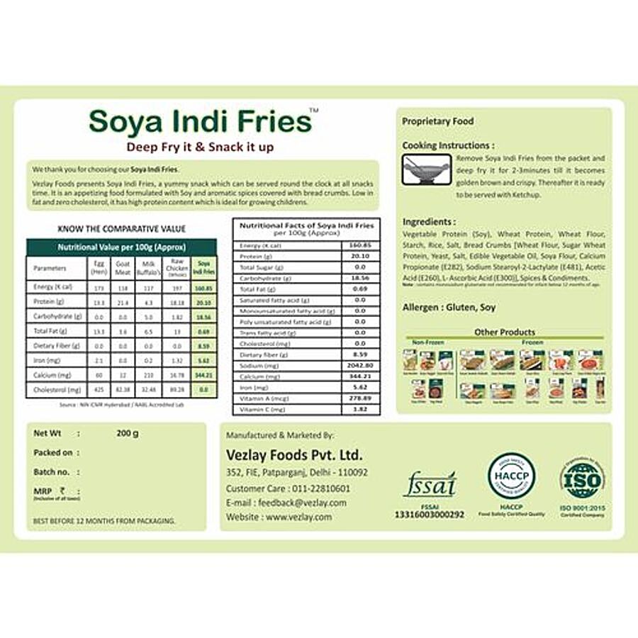 Vezlay Soya Indi Fries