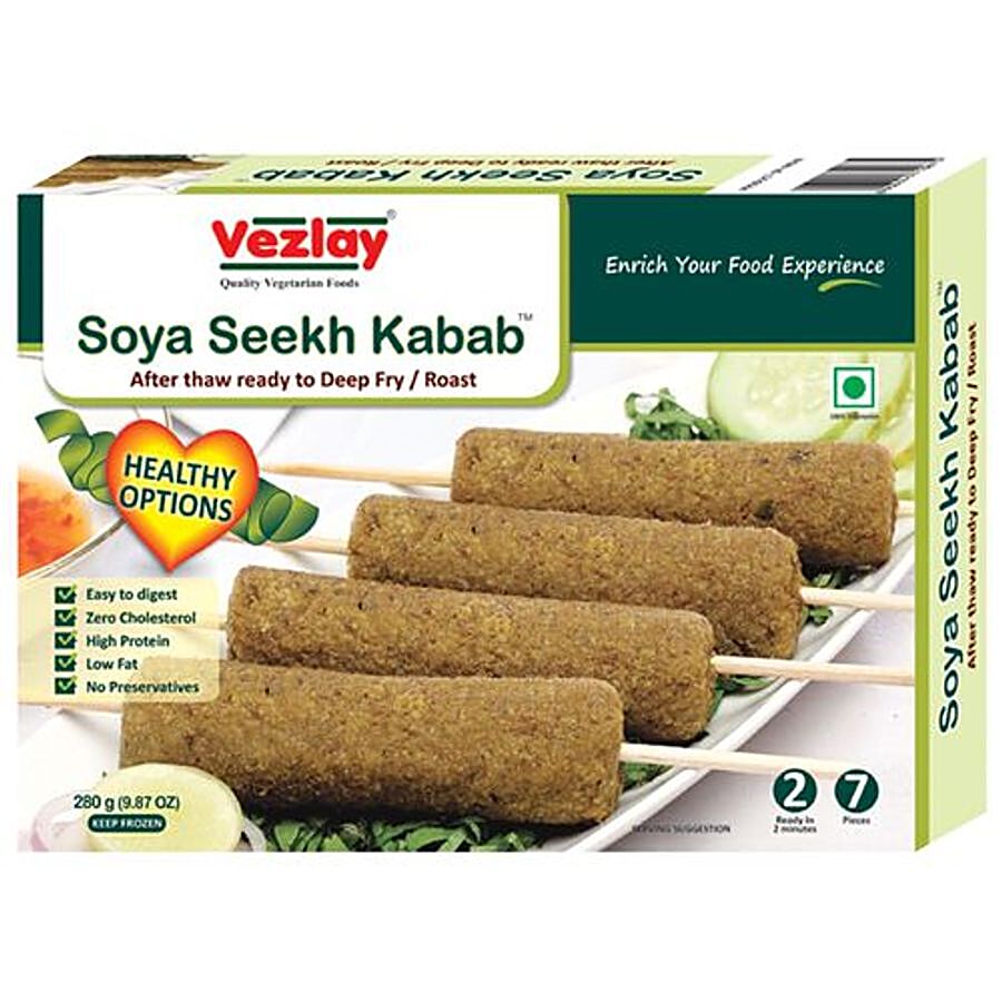 Vezlay Soya Seekh Kabab