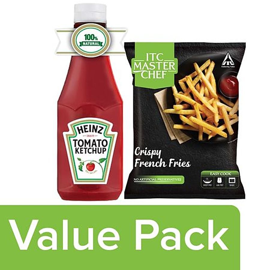 bb Combo ITC Master Chef Crispy French Fries 400 gm + Heinz Tomato Ketchup 450 gm