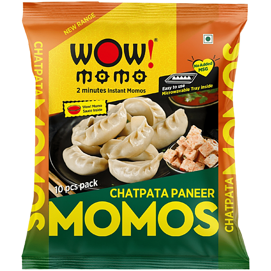 bb Combo Wow! Momo Chatpata Paneer Momos 10 pcs + Ching's Secret Red Chilli Sauce 200 g