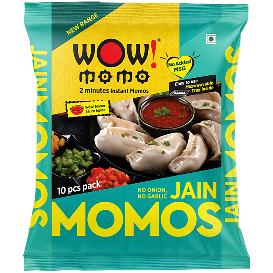 bb Combo Wow! Momo Jain Momos 10 pcs + Ching's Secret Secret Red Chilli Sauce 200 g