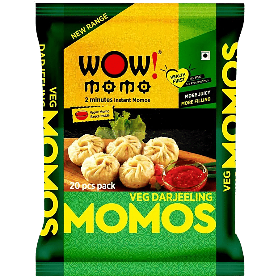 bb Combo Wow! Veg Darjeeling Momos 20p + Wow! Organic Coconut Water 200ml