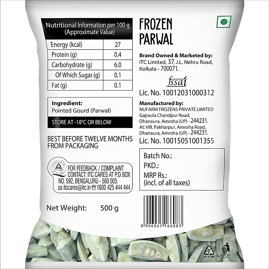 Farmland Frozen Vegetables - Parwal