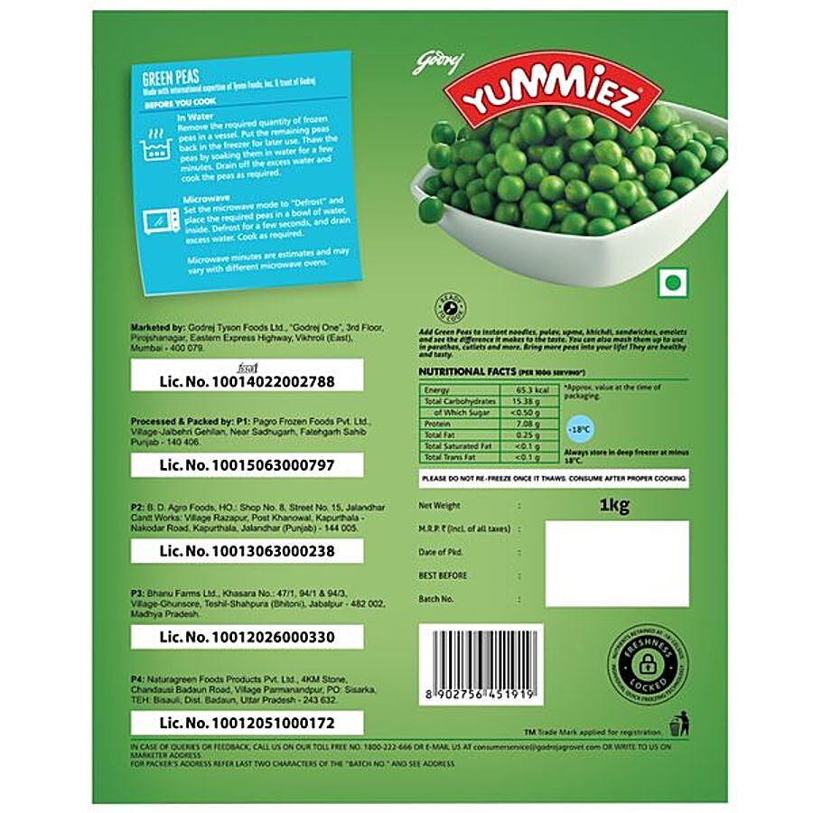 Godrej Yummiez Green Peas