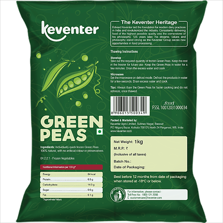 Keventer Frozen - Green Peas