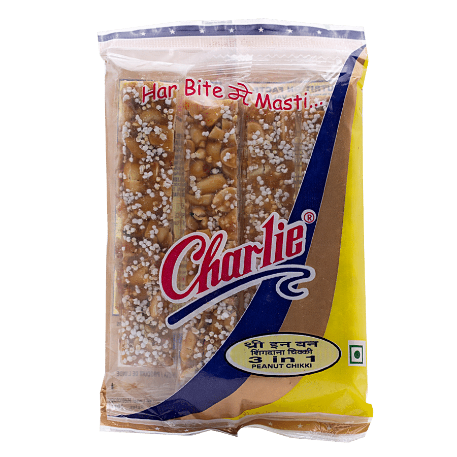 Charlie Peanut Chikki - 3 in 1