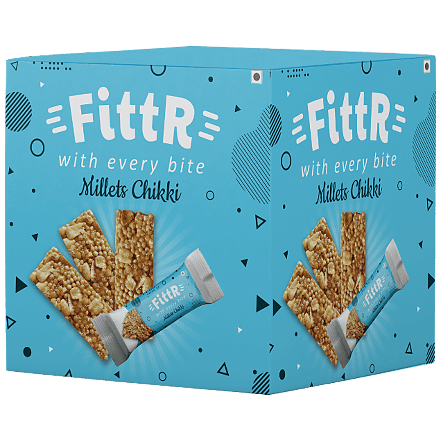 FittR Millets Chikki - No Preservatives & Added Colour