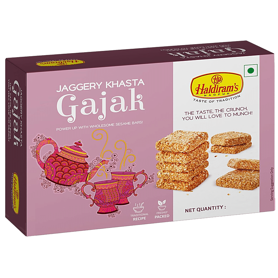 Haldiram's Jaggery Gud Khasta Gajak Sesame Bars