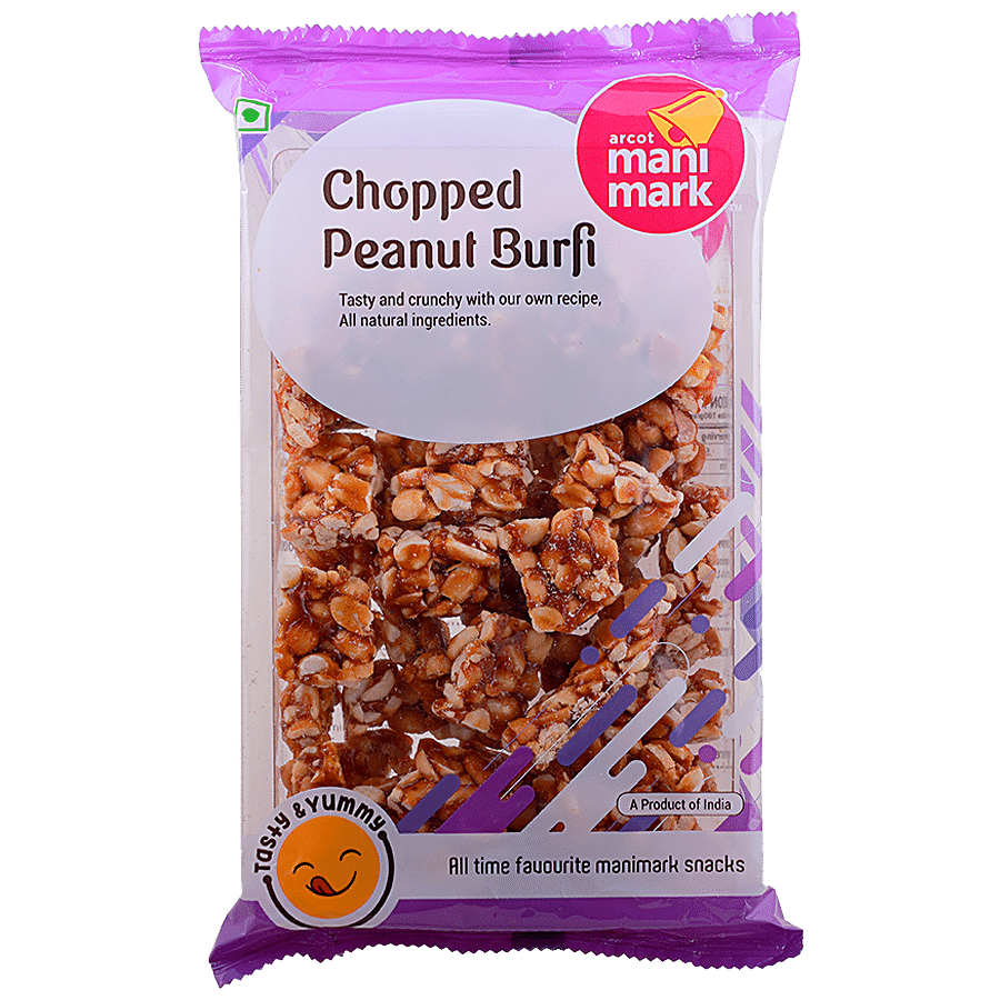 Manimark Chopped Peanut Burfi - Crunchy