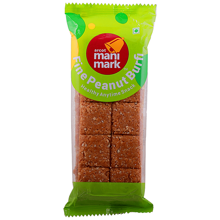 Manimark Fine Peanut Burfi - Healthy Snack