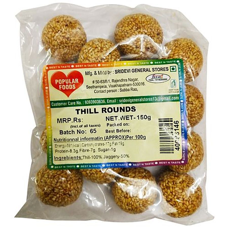 Popular Foods Sweets - Till Rounds