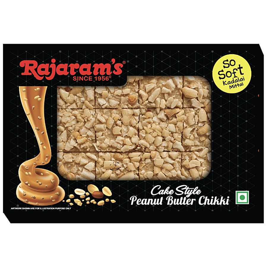 Rajaram's Peanut Butter Chikki - Cake Style