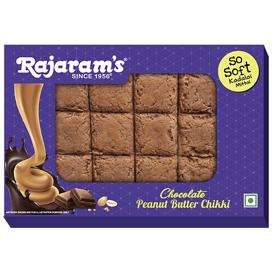 Rajaram's Peanut Butter Chikki - Chocolate