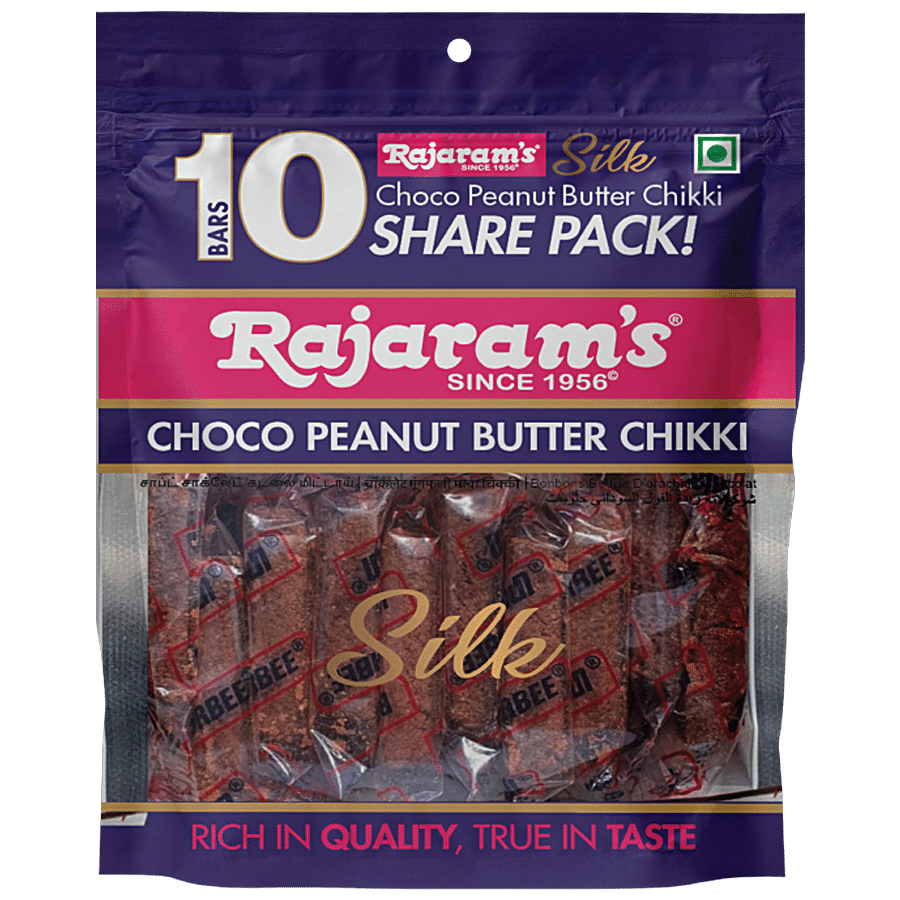 Rajaram's Peanut Butter Chikki - Silk Choco