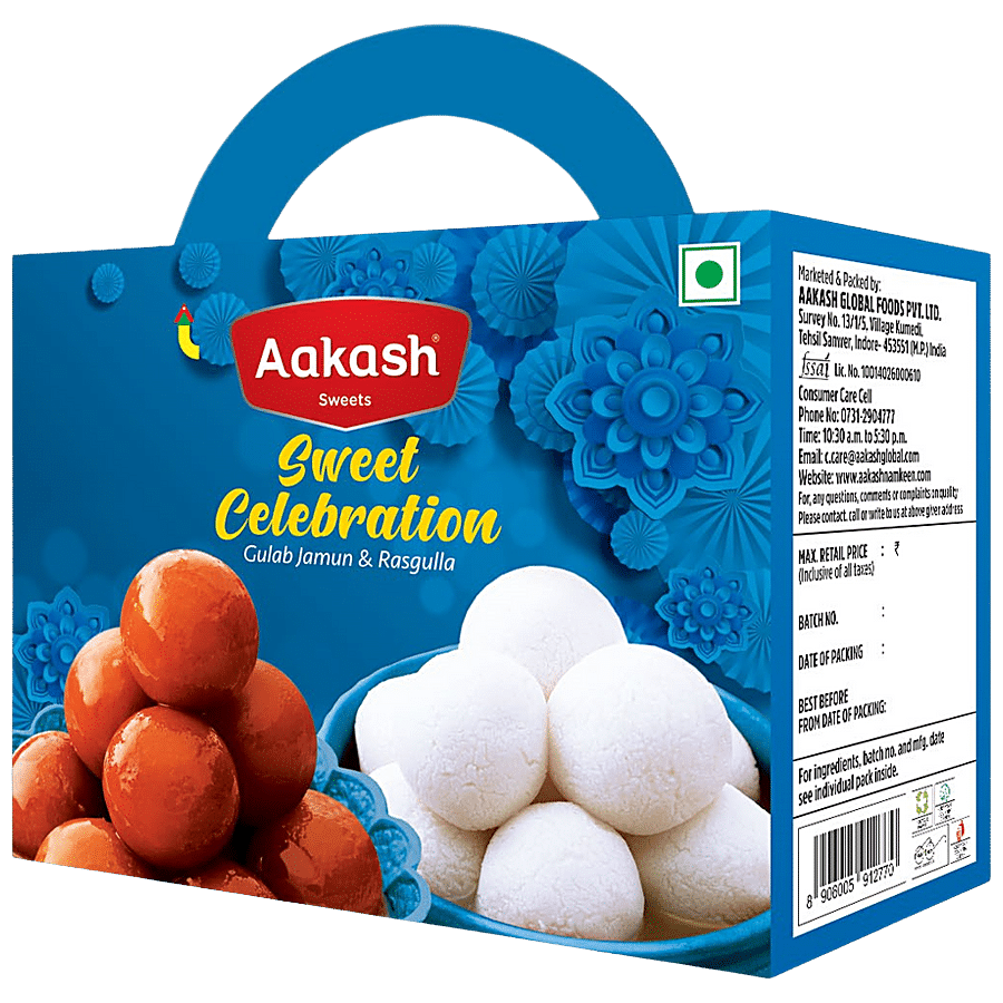 Aakash Sweet Celebration - Gulab Jamun & Rasgulla