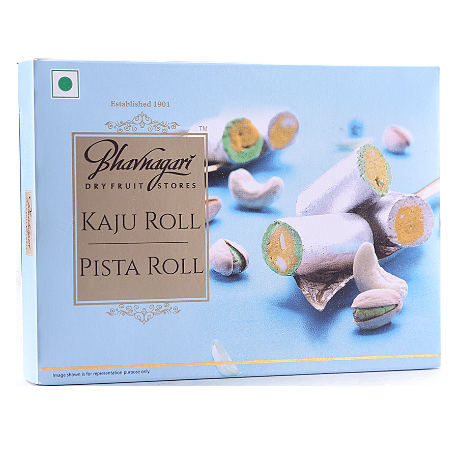 Bhavnagari Dryfruit Store Kaju & Pista Roll