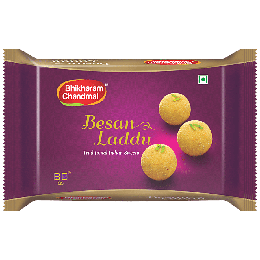 Bhikharam Chandmal Sweets - Besan Ladoo