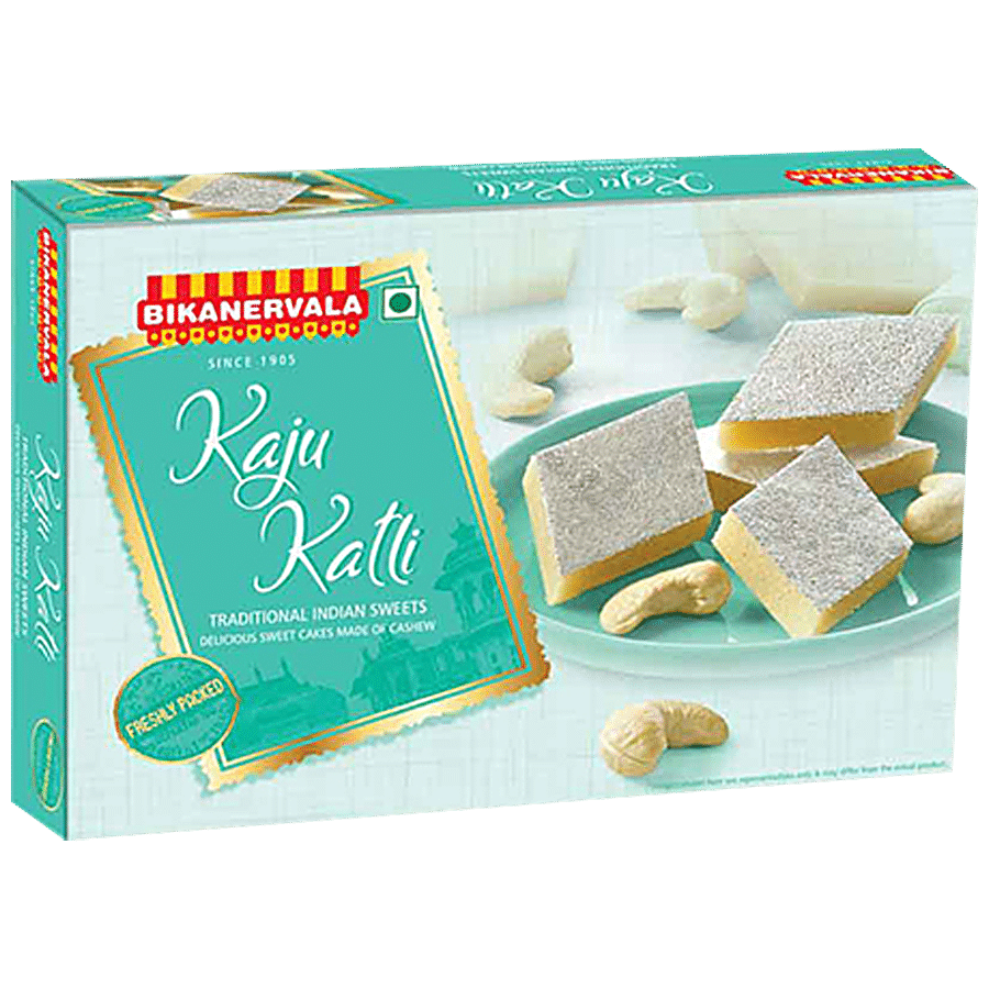 Bikanervala Kaju Katli - Traditional Indian Sweets