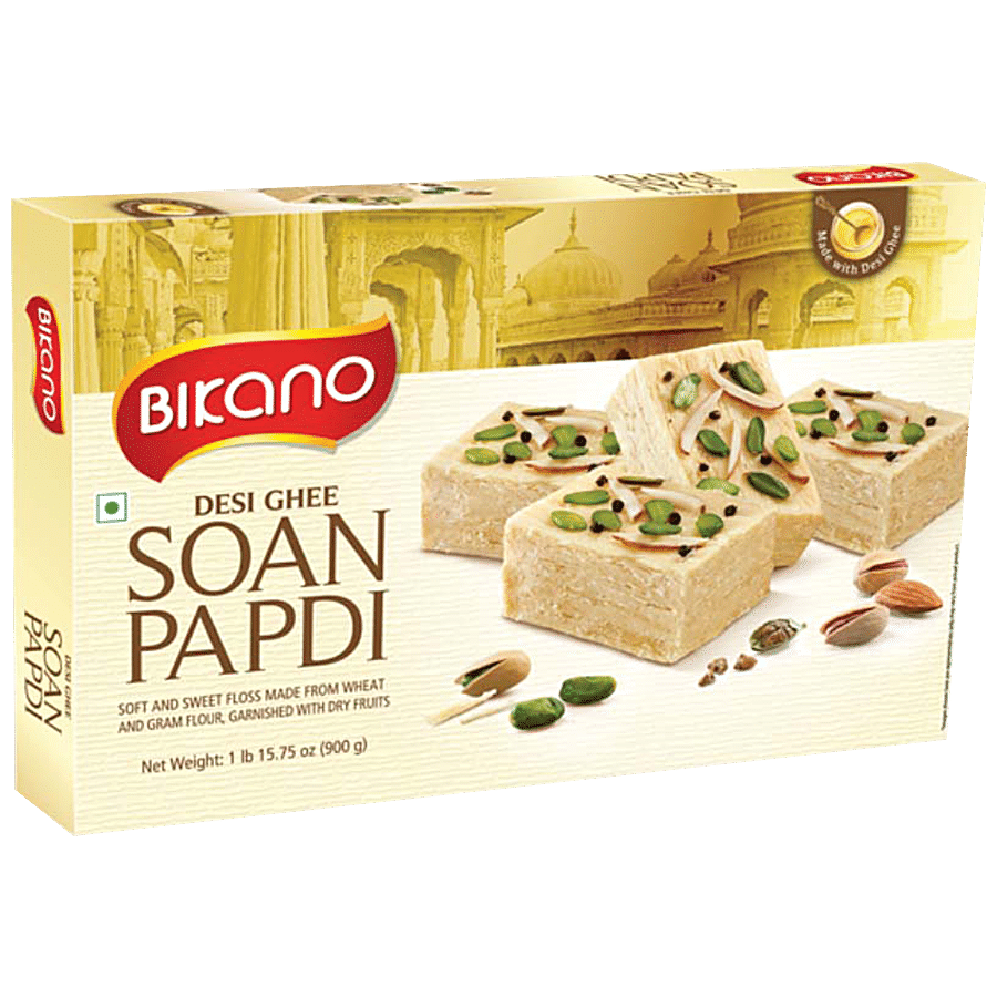 Bikano Soan Papdi - Desi Ghee