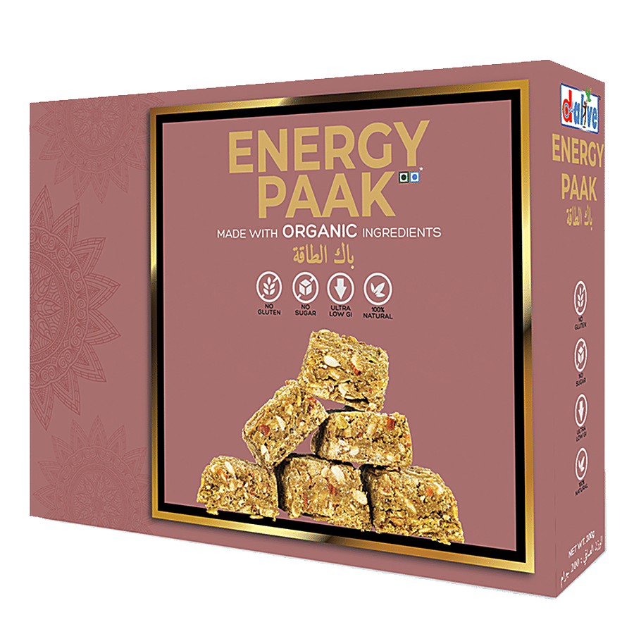 D-Alive Organic Energy Paak - Sugar Free