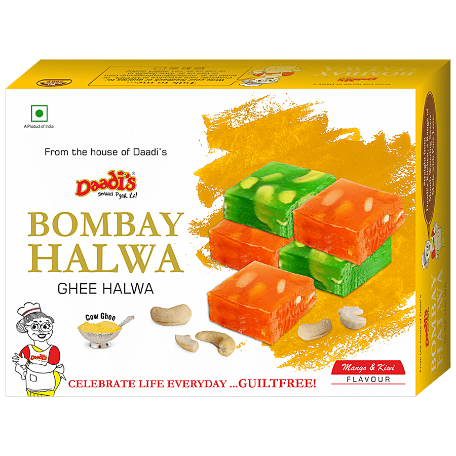 Daadi's Bombay Ghee Halwa - Mango & Kiwi Flavour