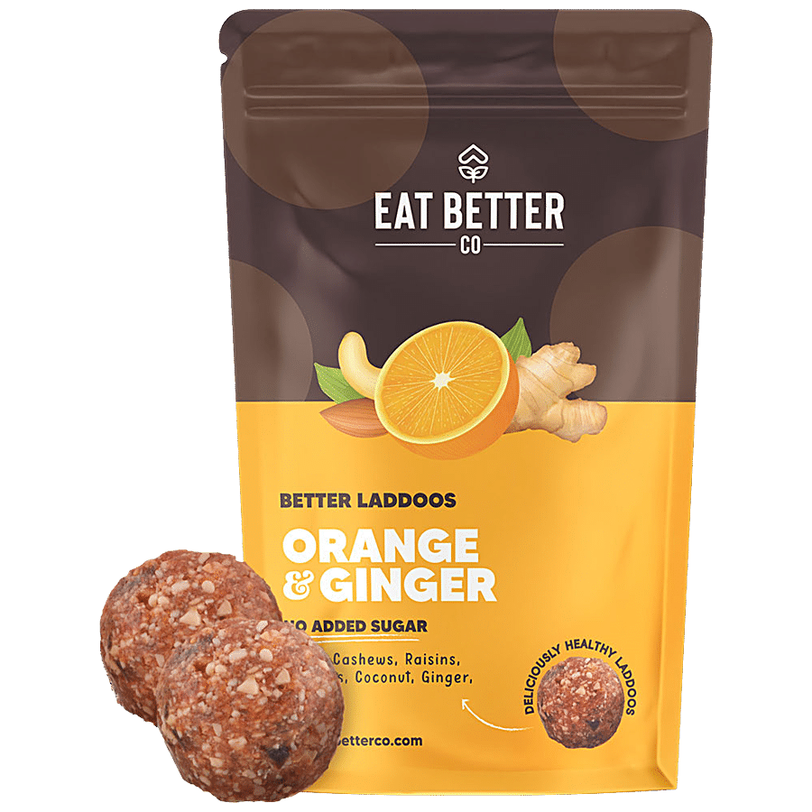 Eat Better Co Better Laddoos - Orange & Ginger