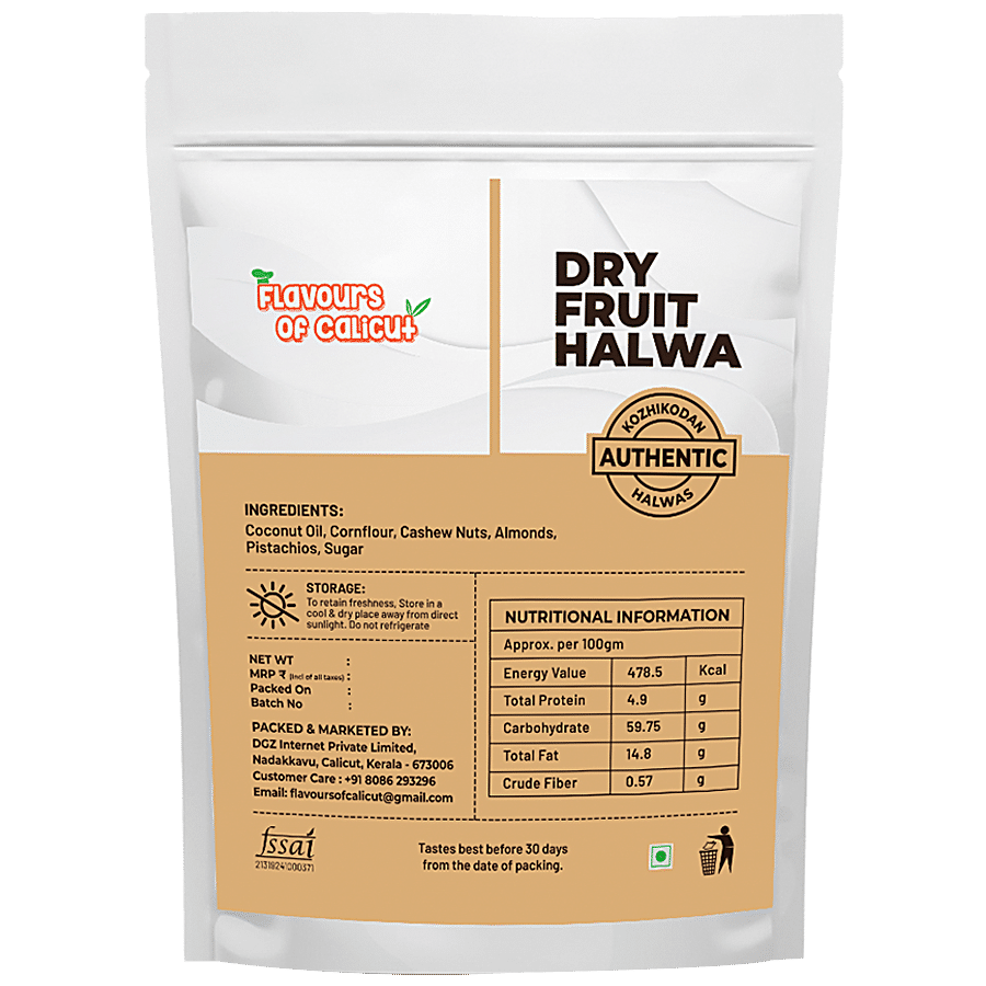 Flavours of Calicut Dry Fruit Halwa - Authentic Taste