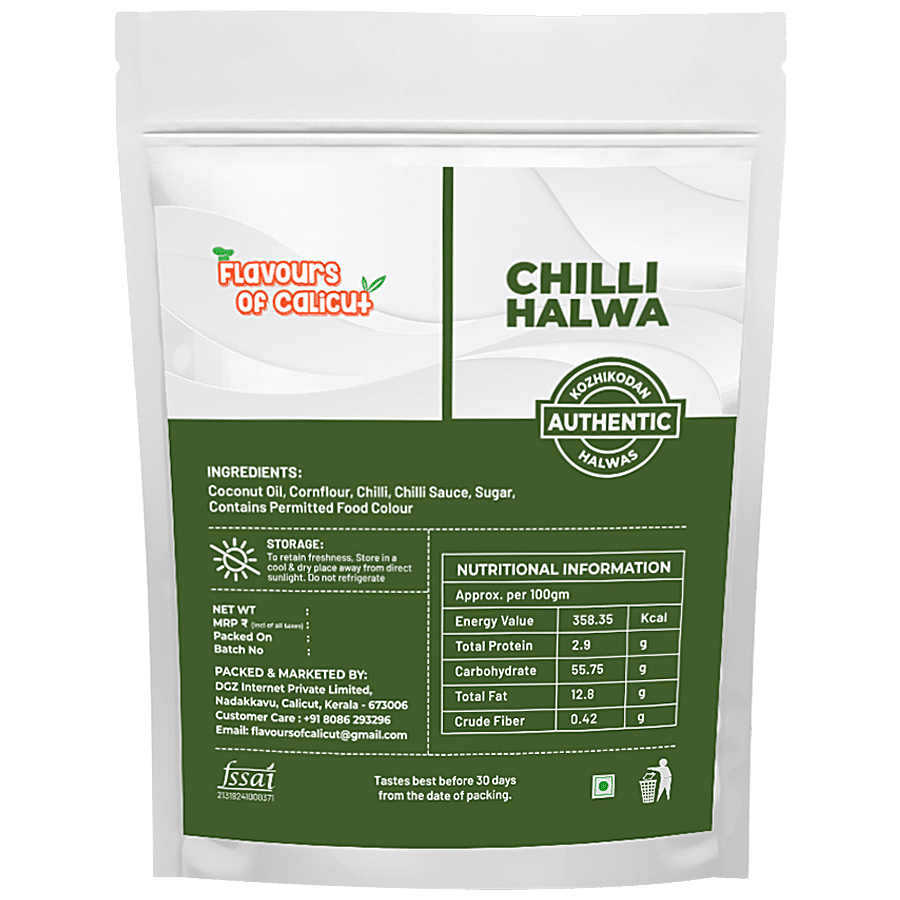 Flavours of Calicut Green Chilli Halwa - Authentic Taste