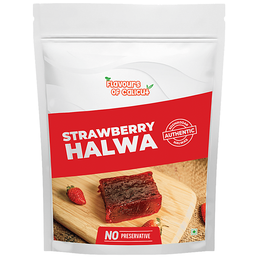 Flavours of Calicut Strawberry Halwa - Made With Pure Coconut Oil