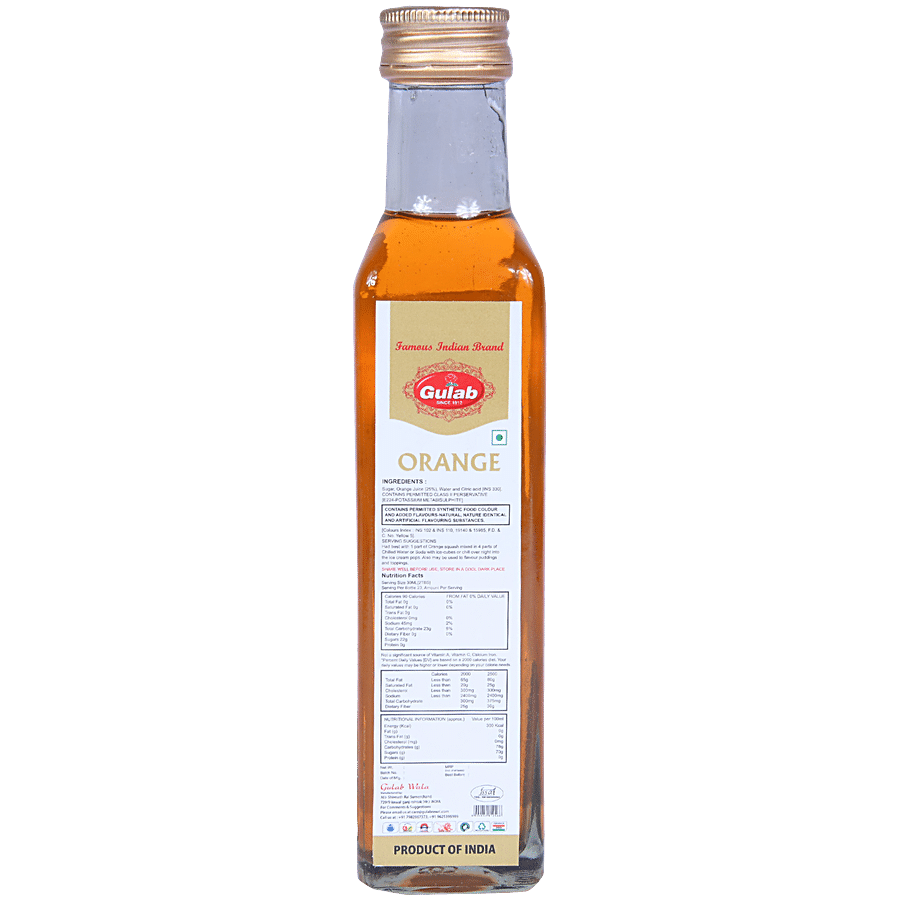 Gulab Orange Syrup