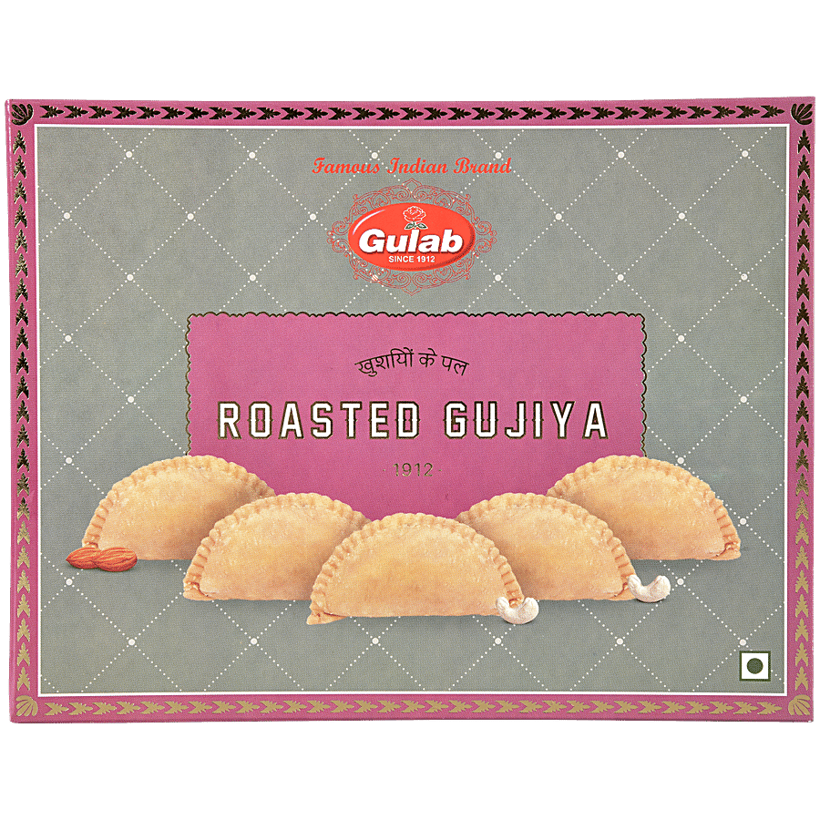 Gulab Roasted Gujiya