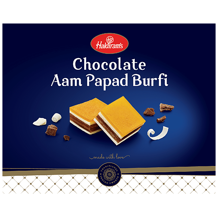 Haldiram  Chocolate Aam Papad Burfi - Traditional & Delicious