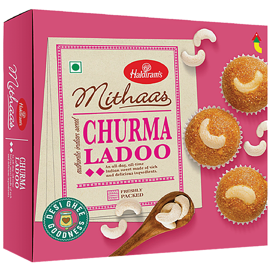 Haldiram's Churma Ladoo - Desi Ghee