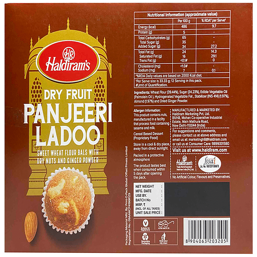 Haldiram's Dry Fruit Panjeeri Ladoo