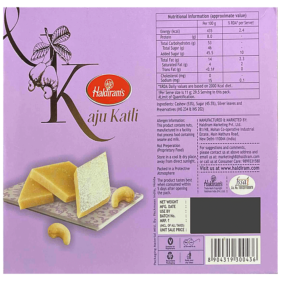 Haldiram's Kaju Katli