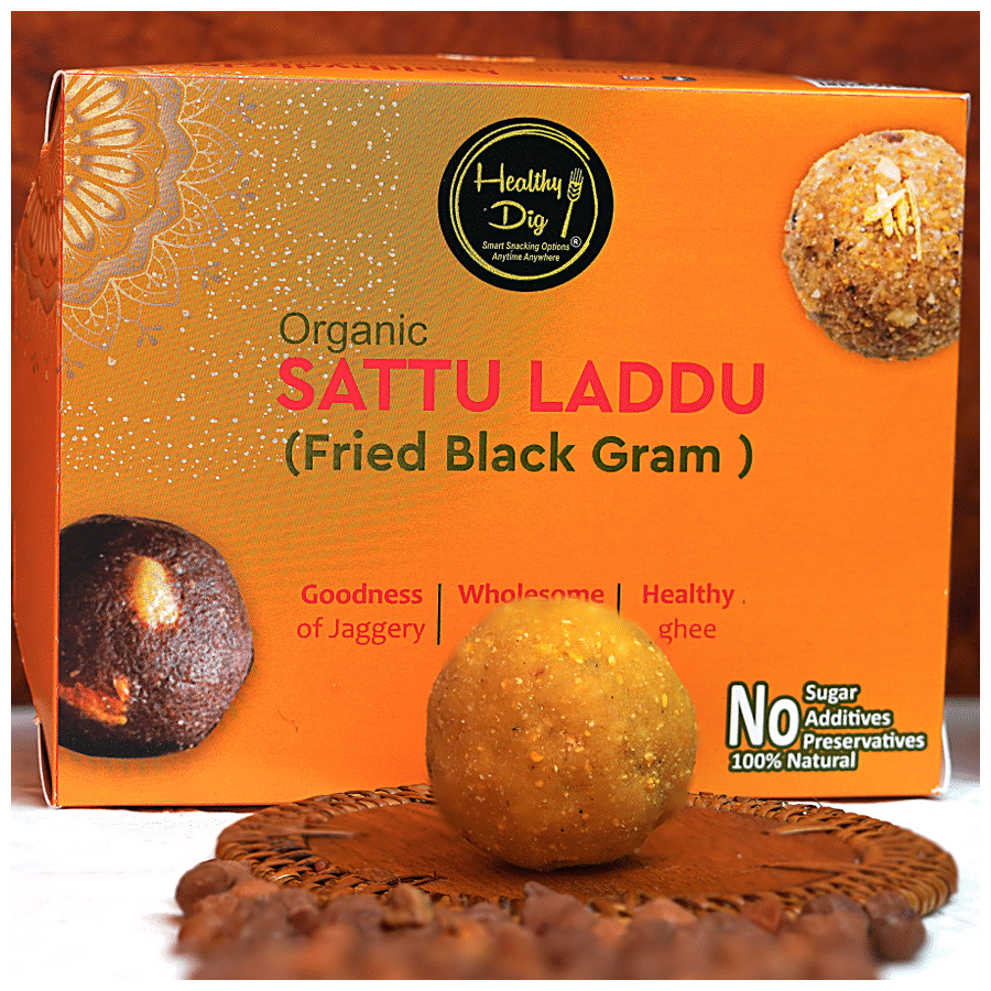 Healthy Dig Sattu Laddu