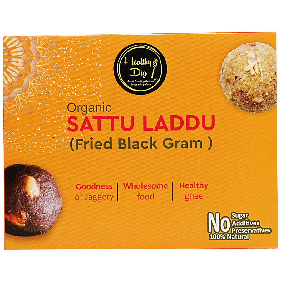 Healthy Dig Sattu Laddu