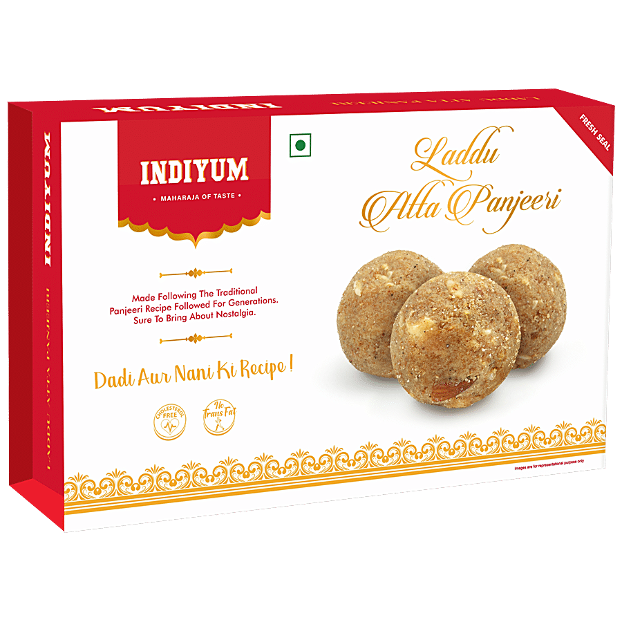 Indiyum Laddu Atta Panjeeri Traditional Sweet